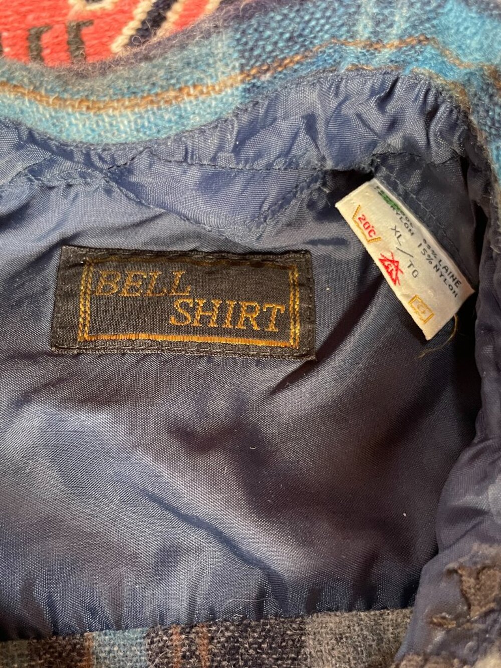 Bell Ontario woolen flannel checkered shirt - Picture 6 of 7